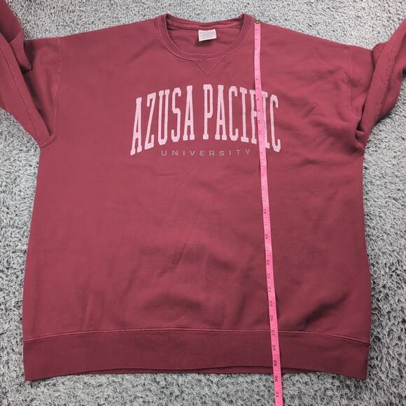 Azuza Pacific Sweater Men Extra Large Logo Graphic Pullover Sweatshirt College - Picture 4 of 6